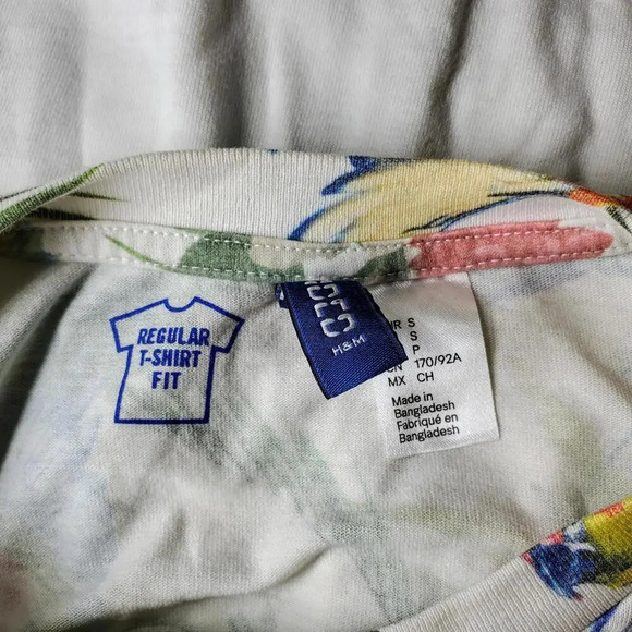 Divided by H&M Florida Bird #8 T-Shirt Regular T-Shirt Fit Men's Size Small - Picture 4 of 14